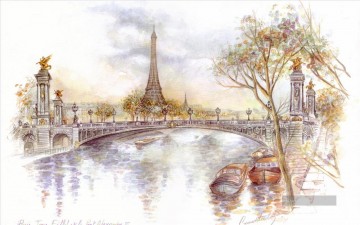 Paris Werke - st002B Impressionismus Szenen Pariser